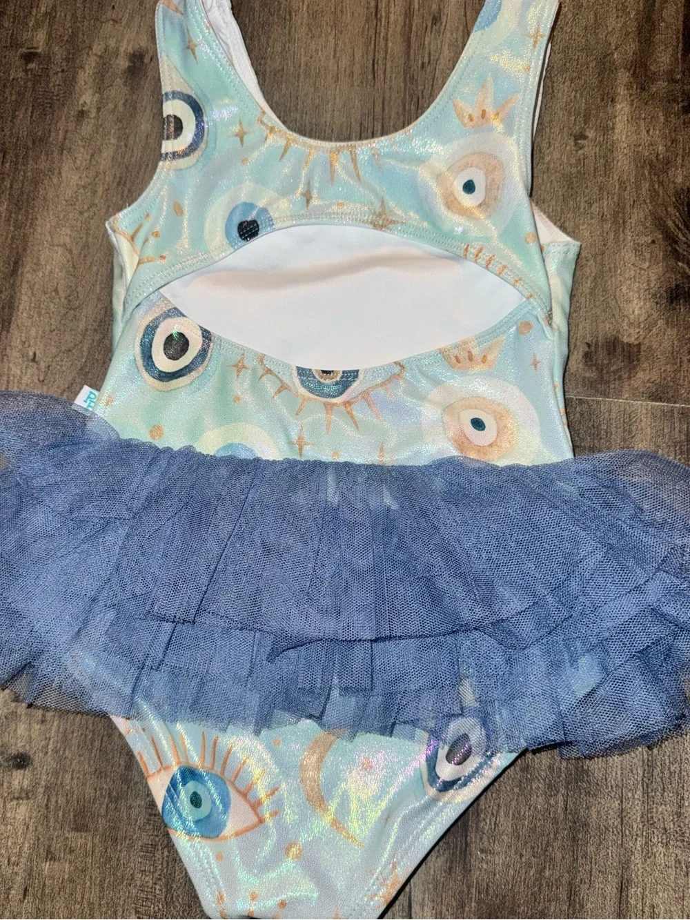 Posh Peanut Sparkle Evil Eye  (FIONA) One Piece Tutu Swim 2T